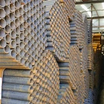 Tubería de acero suave negra