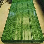 Hoja para techos recubierta de color galvanizada